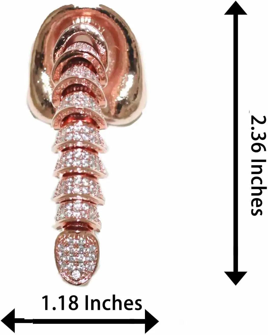 Heavy Funny Necklace Including 21.8 Inch Chain and 1 Inch Pendant