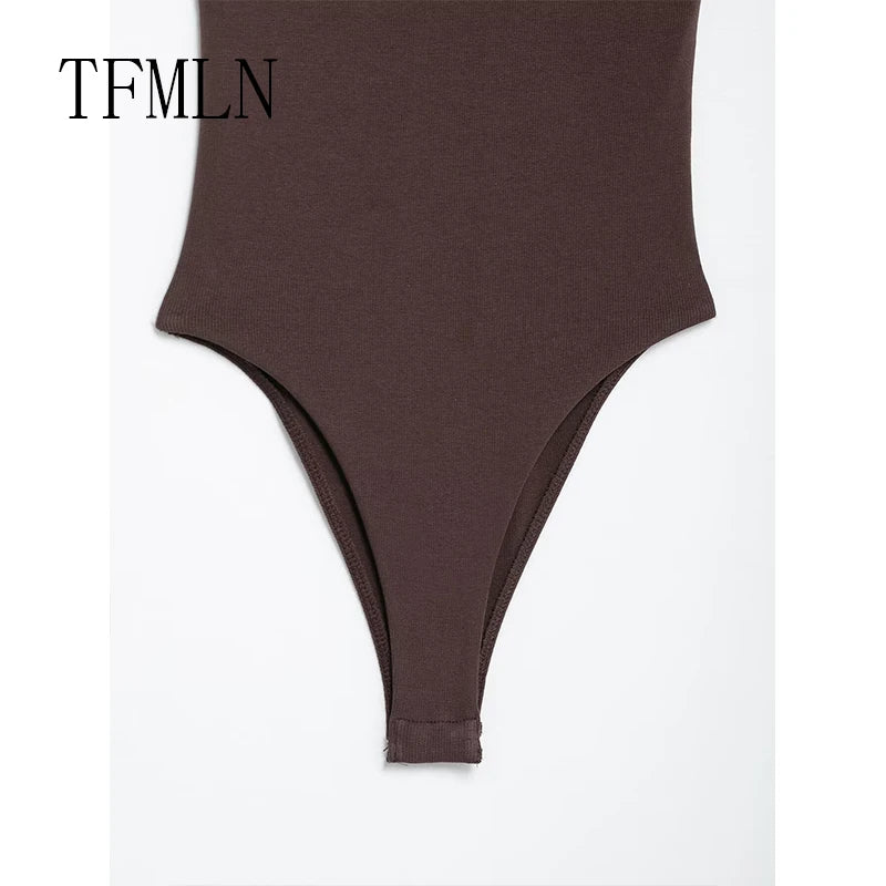 Women Fashion Sexy  Bodysuit Backless Tops Slim Women Top Chic V Neck Sling Body Suits Summer Female High Street Outwear