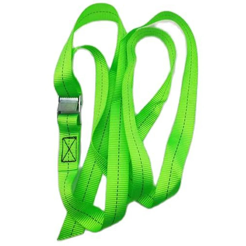 motorcycle bike Strong Buckle Tie Down Belt cargo straps With Metal Buckle Tow for Luggage Bag Rope Ratchet Belt