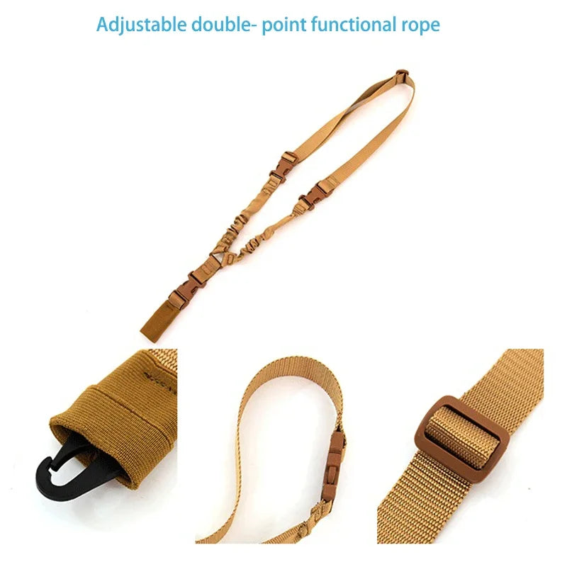 Belt Gear Single Point  Sling Shoulder Strap Rope Belt with Metal Buckle Accessories