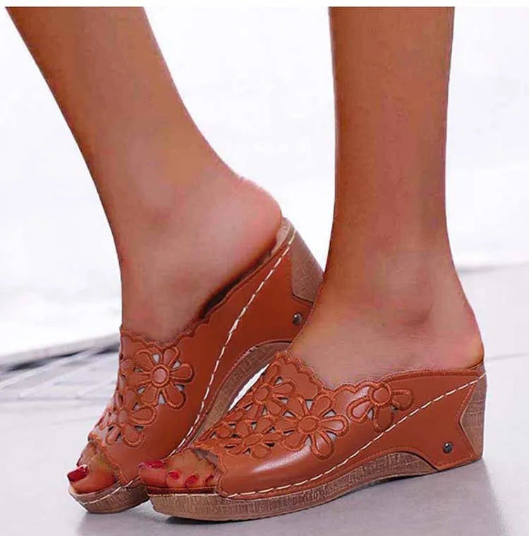 Sandals Shoes Women Summer Comfortable Women Shoe Slides Shoes Woman Wedge Walking Shoes Party Female Footwear Slippers Woman