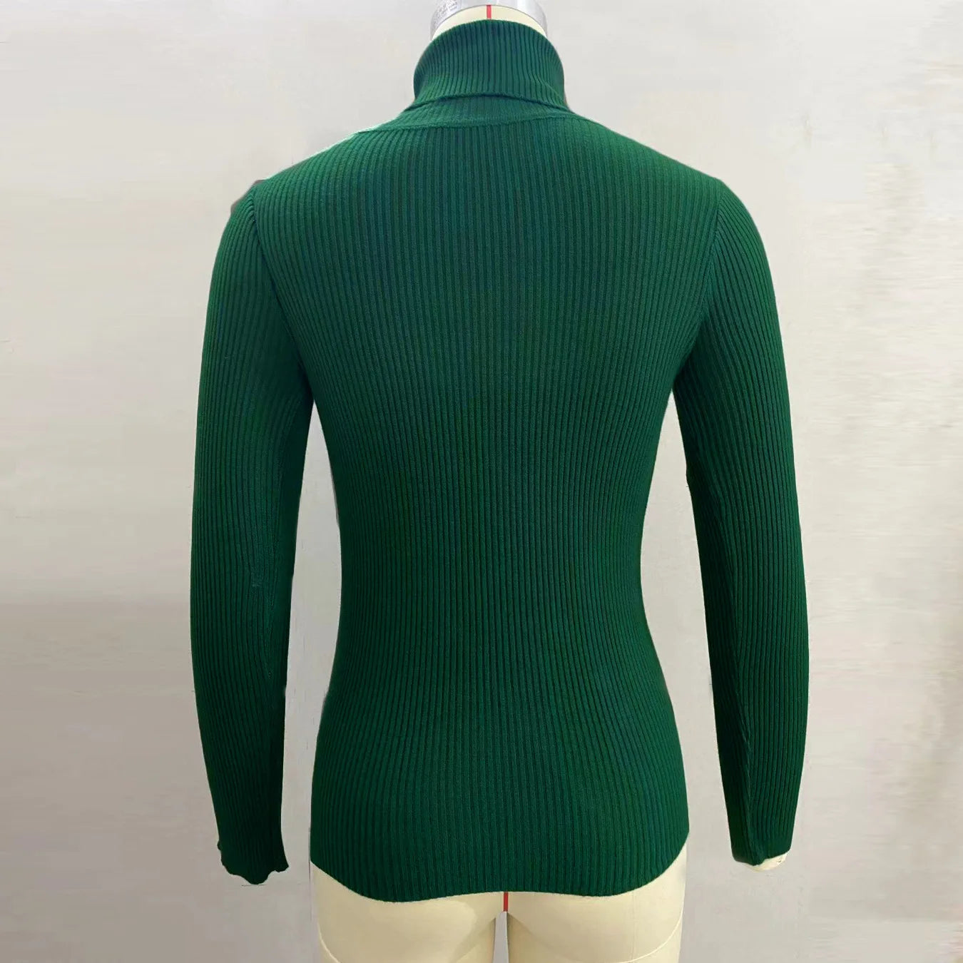 Elegant Sweaters Woman Sueter Negro Sueter Feminino Women's Autumn High Neck Pullover Knitted Sweater New  Tops Mujeres Juvenil