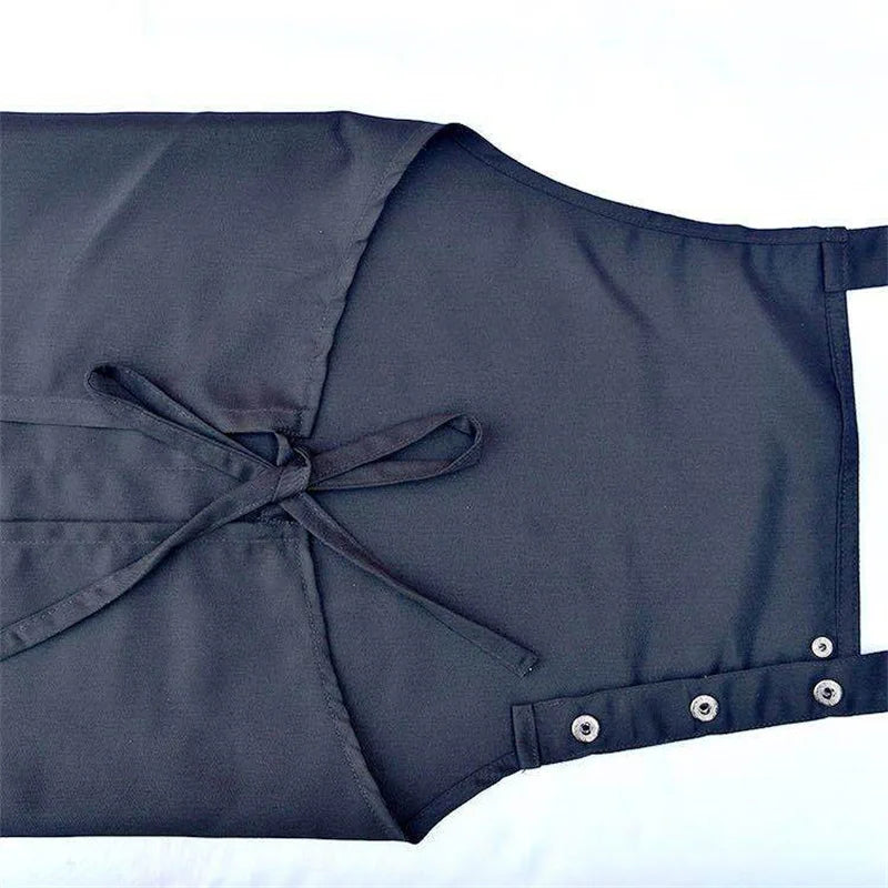 Fashion Canvas Kitchen Aprons For Woman Men Chef Work Apron For Grill Restaurant Bar Shop Cafes Beauty Nails Studios Uniform
