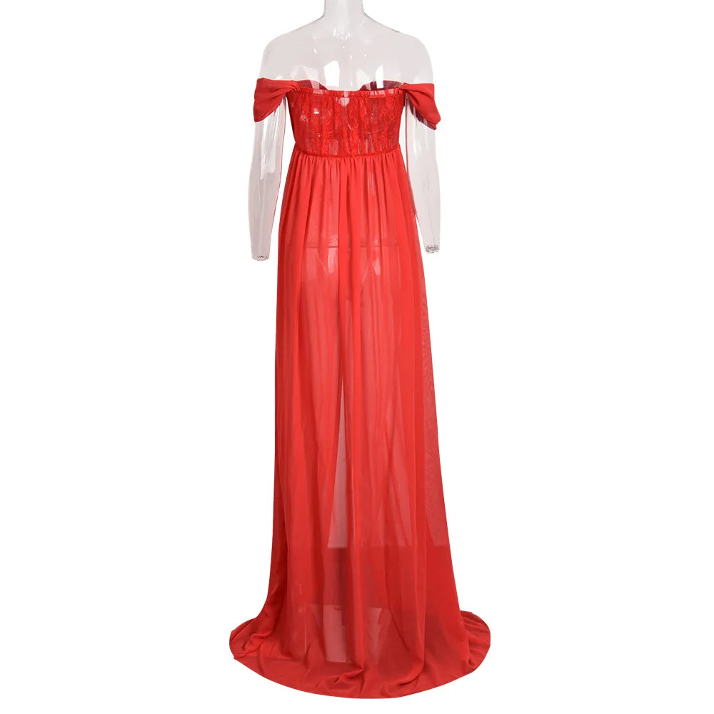 Maternity Dresses For Photo Shoot Sexy Robe Grossesse Shooting Photo Maxi Dress Wedding Party Photography Pregnant Women Clothe