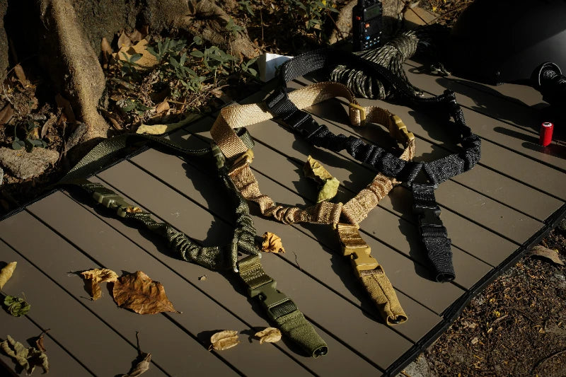 Belt Gear Single Point  Sling Shoulder Strap Rope Belt with Metal Buckle Accessories