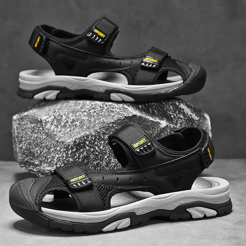 Baotou beach shoes, sandals, trendy shoes, sports outdoor slippers, versatile, non-slip and wear-resistant
