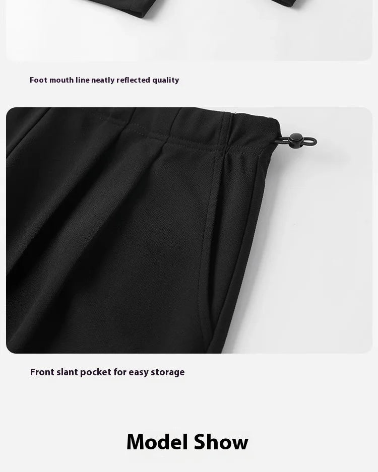 Maternity Pants Spring and Autumn Outside Wear No Support Wide Leg Pants Fall Pregnancy Not Strangling Belly Pants Maternity Wea
