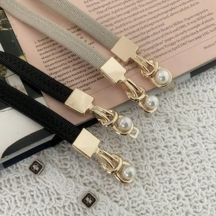 Women Belt Loose Dress Belt: Women Stretch Belt Ladies Slim Waist Belt Slim Waist Belts Elastic Web Strap Belt With