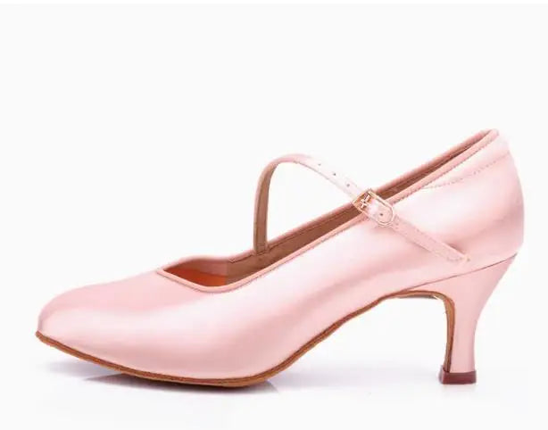 Sneakers Latin Dance Shoes Brand Women High Quality Satin Ladies Aerobics Girl Buckle Dancing SALSA BDD 138 Cowhide Sole White