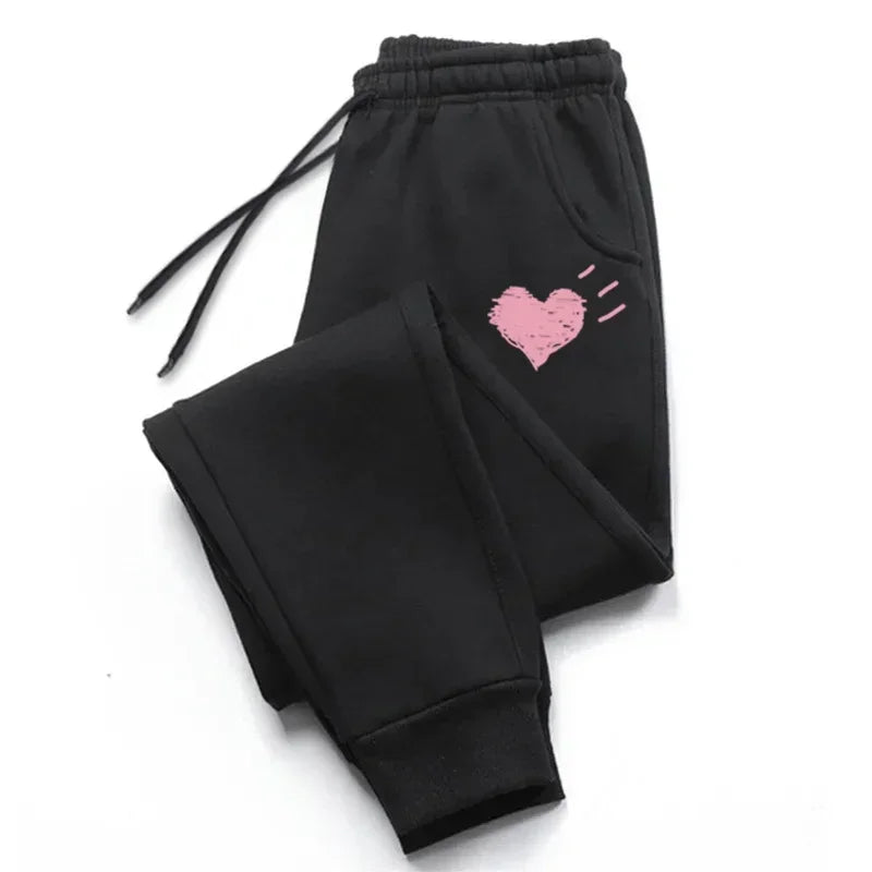 Woman Trousers  Women's Pants Hot Sales Casual Cute Kitten Outdoors Sweatpants Elastic Band Jogging Drawstring Sports Clothing