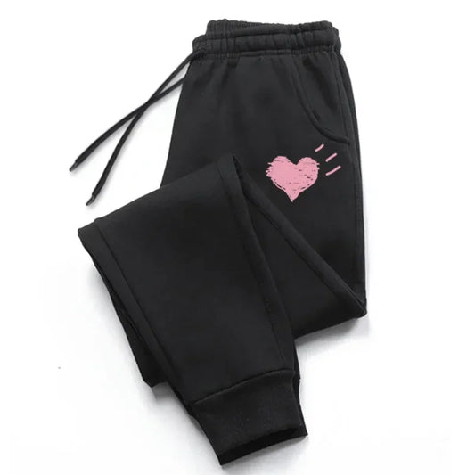 Woman Trousers  Women's Pants Hot Sales Casual Cute Kitten Outdoors Sweatpants Elastic Band Jogging Drawstring Sports Clothing