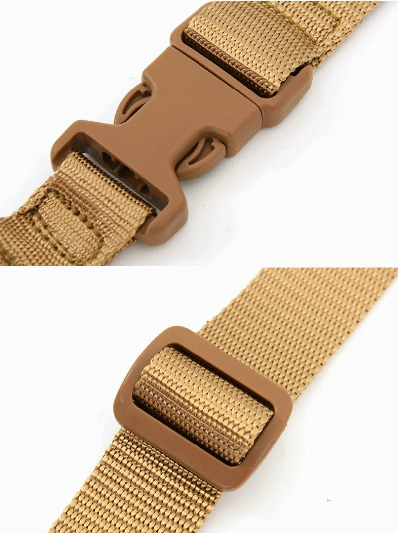 Belt Gear Single Point  Sling Shoulder Strap Rope Belt with Metal Buckle Accessories
