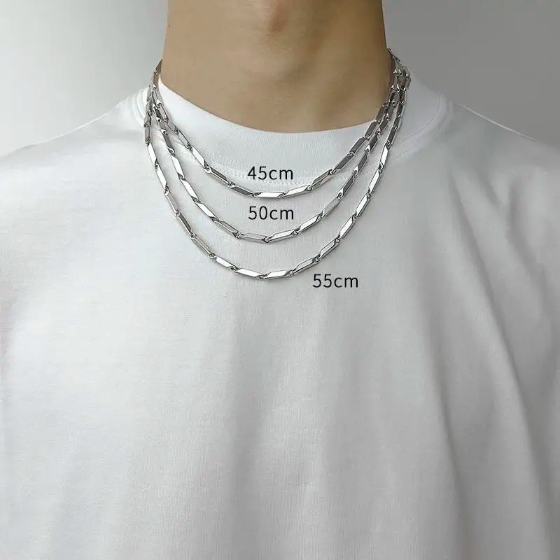 Athleisure Style Necklace Lightweight Nylon Cord Collarbone Chain Adjustable Length Easy-Match for Sportswear Casual Daily Wear