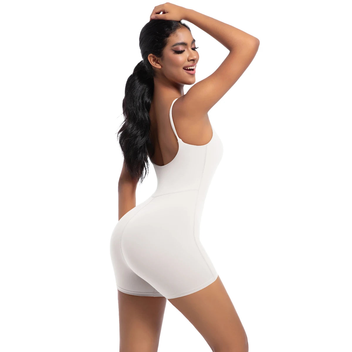 Women Bodysuits Women Strappy Romper Seamless Jumpsuit Romper Backless Set Fitness Bodysuit  Hip Lift One-piece Sports Bodysuit
