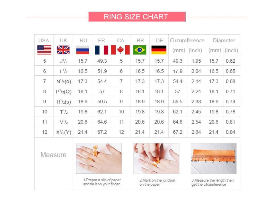 925 Sterling Silver Ruby Ring For Women Zircon Finger Rings Fashion Jewelry Gifts