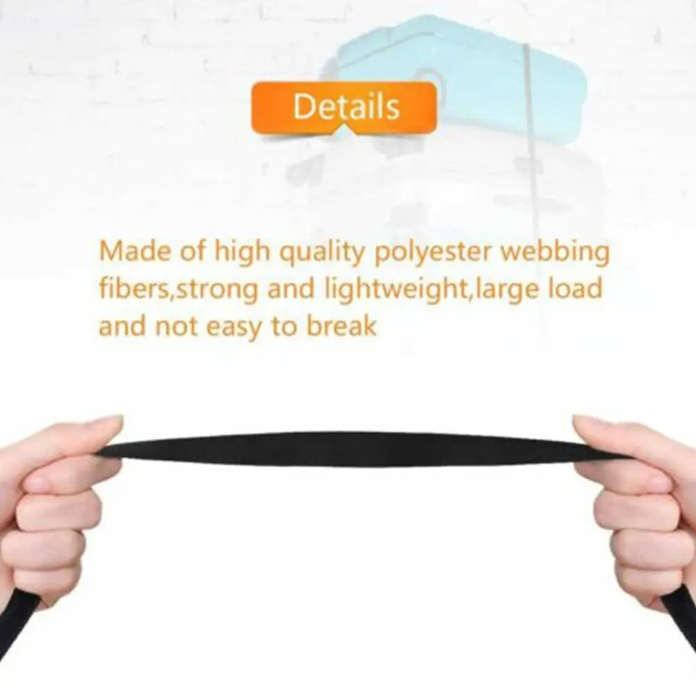 Buckle Tie-Down Belt Cargo Straps For Car Motorcycle Bike With Metal Buckle Tow Rope Strong Ratchet Belt for Luggage