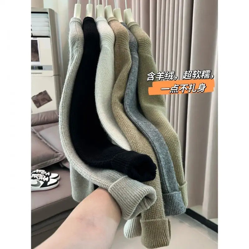 Sweater Pony Embroidered Sweater Jacket Autumn and Winter Temperament Sweater Cardigan French Style Versatile Top