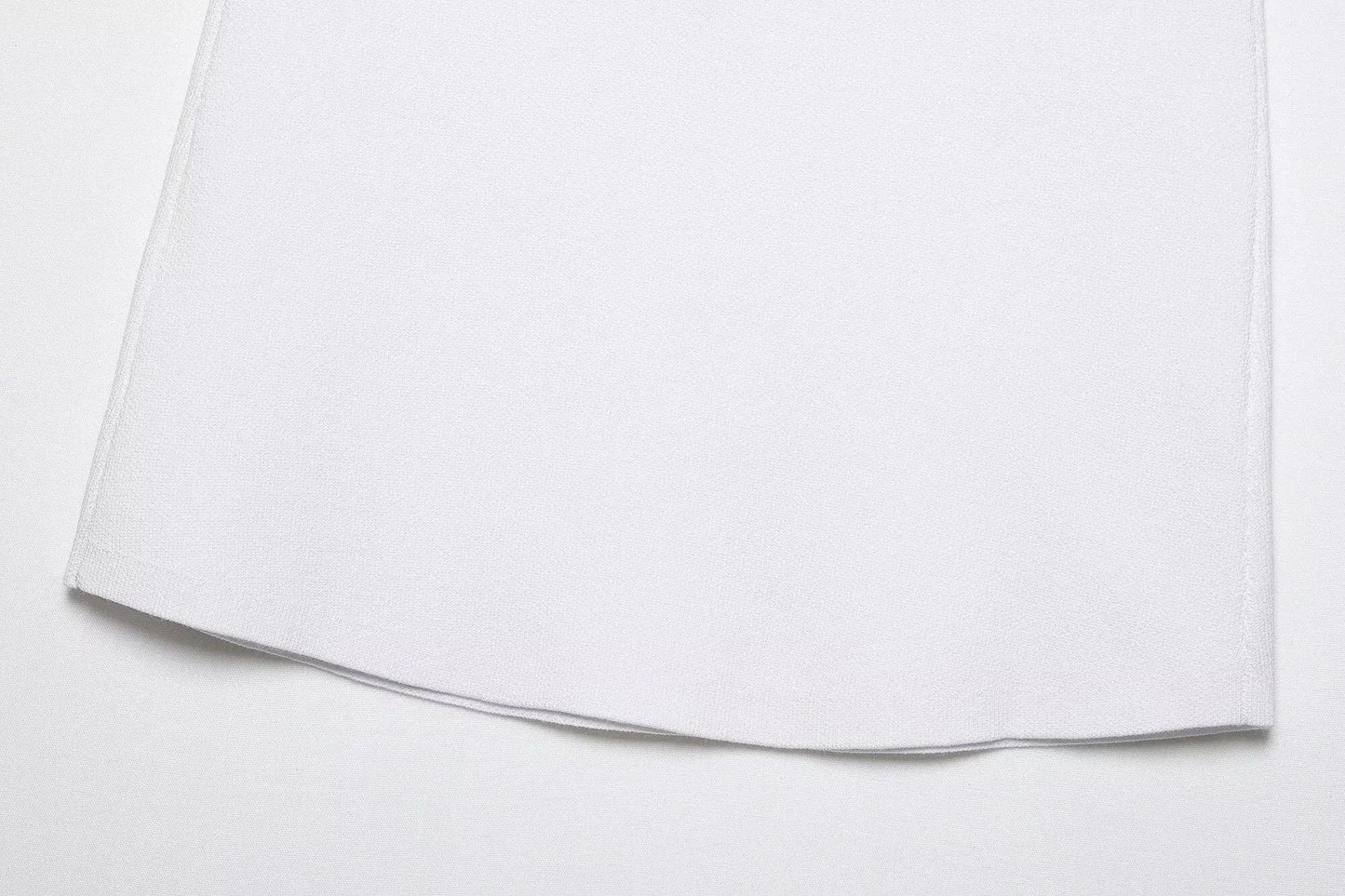 Women's Fashion Elegant Skirt Suit Round Neck Long Sleeve Knitted Sweater Top Elastic Waist Mini Skirt Female Spring Summer New