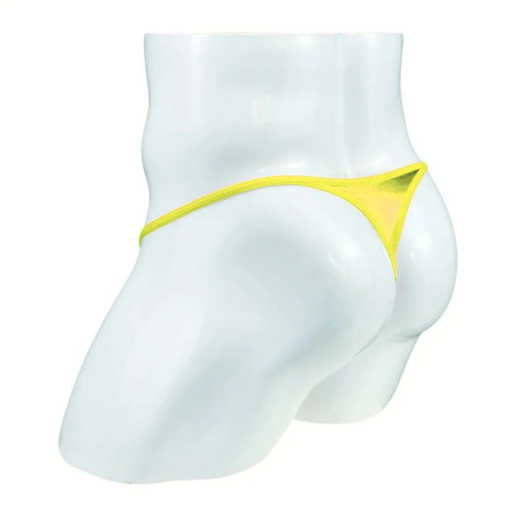 Panties Men Briefs All Seasons Male Penis Sleev Pouch T-back Thong Underpants Bikini Breathable G-string Hollow