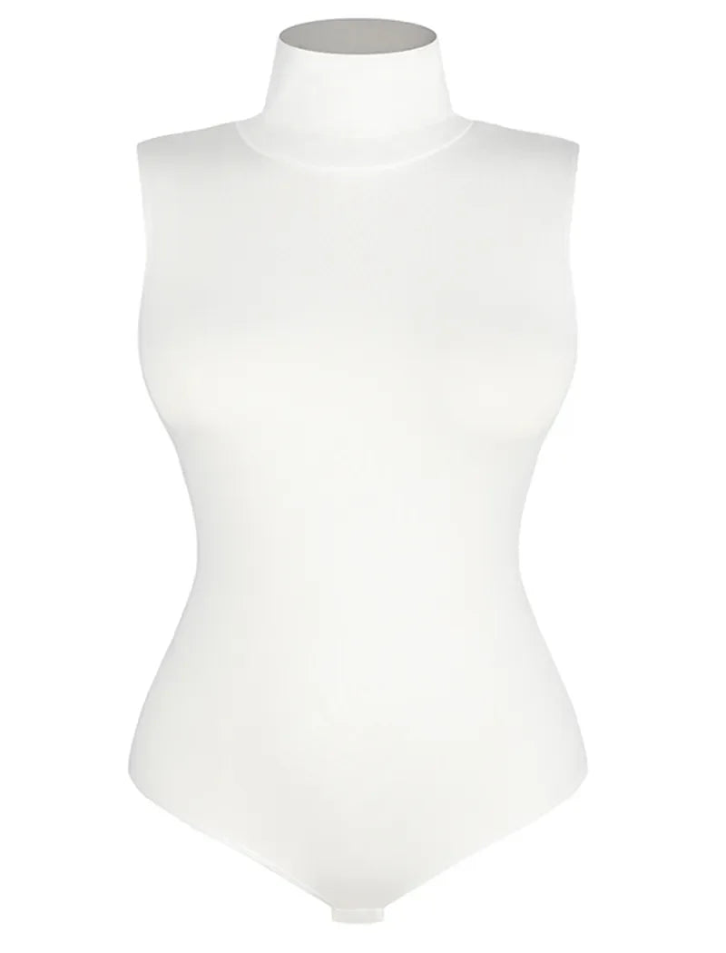 Bodysuit for Women Tummy Control New Tops Body Shaper Compression Butt Lifting Shapewear High Collar Sleeveless Bodysuits