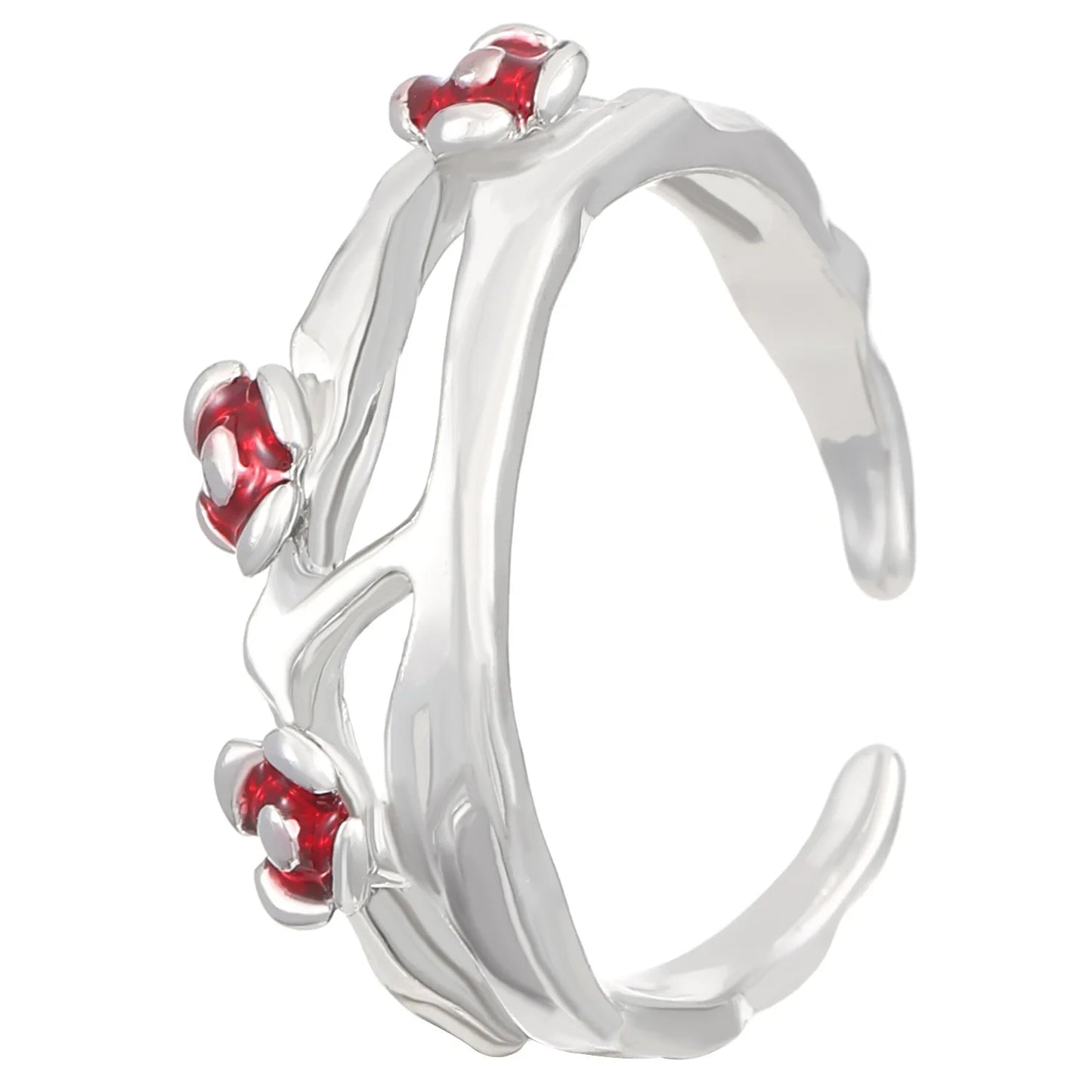 Gothic Rings irregular Darkness Red Style open ring for women index finger Ring Jewelry Gift