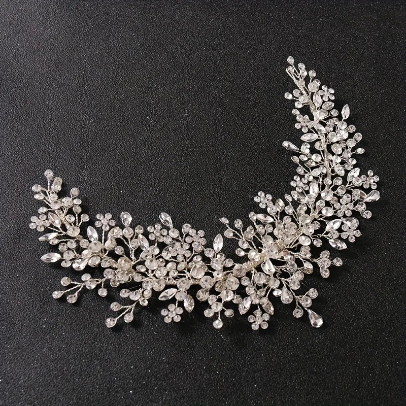 Crystal Headbands Bridal Wedding Headbands Tiaras Hairbands For Women Bride Bridal Wedding Hair Accessories Jewelry Band Gift