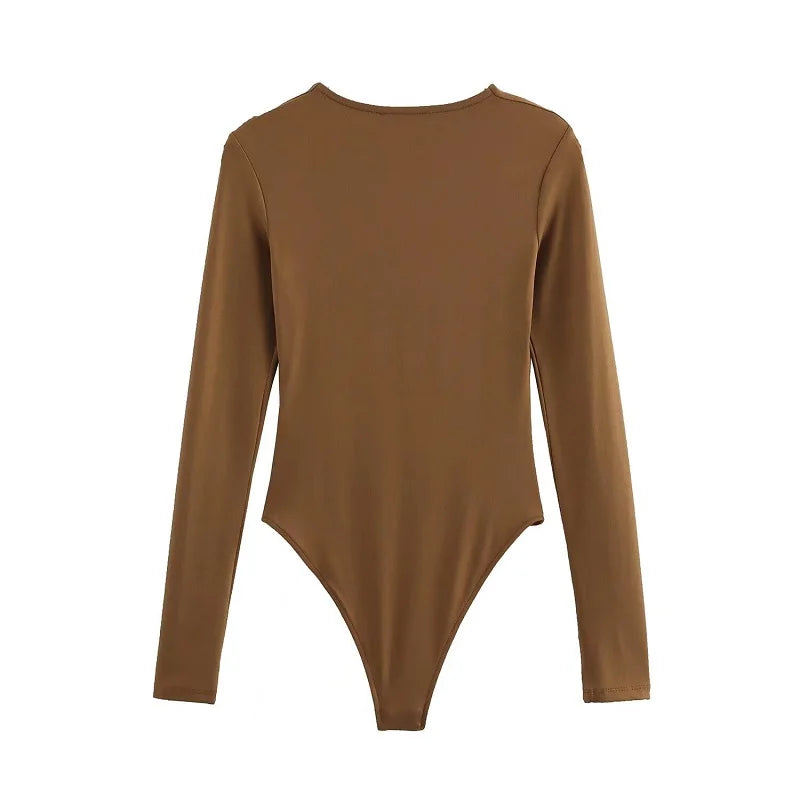 MUJER 2025 Bodysuit Women Sexy Bodys for Women Bustier Body Ladies Top Long Sleeve Bodysuits Woman Summer Tops Outfits Lingerie