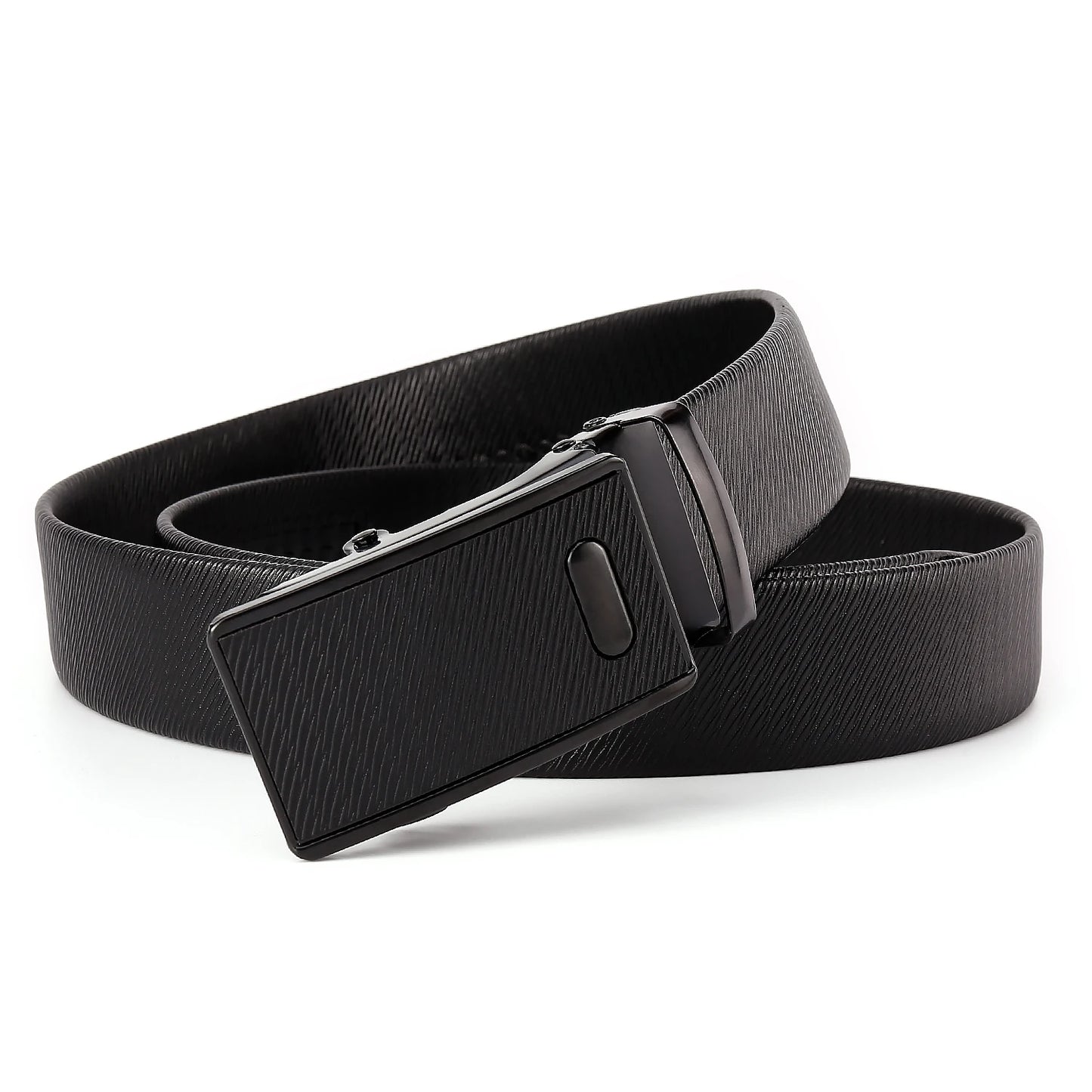 Men's fashion belt, durable for work, business and daily commuting. Automatic buckle, a great gift. S design.