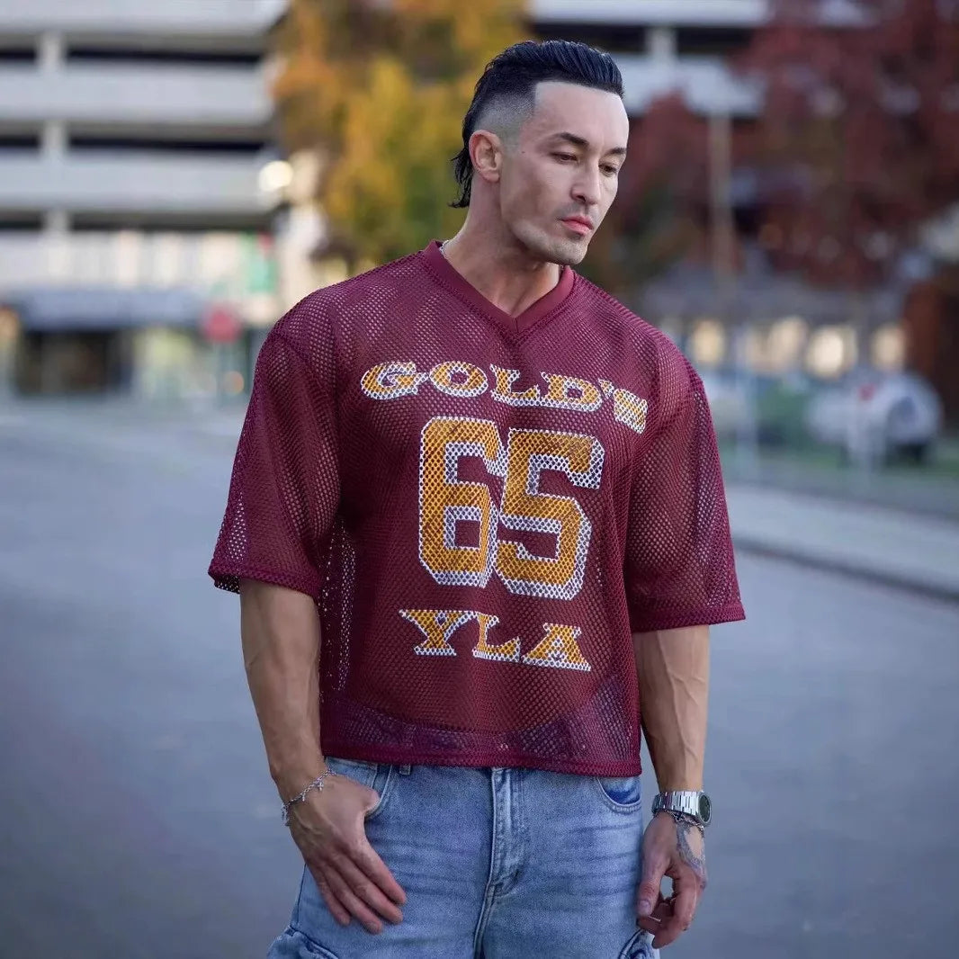 Men T-shirts T-shirts Men Summer New Sports Leisure V Neck Fashion Loose And Comfortable Clothing Gym Running Shirts man