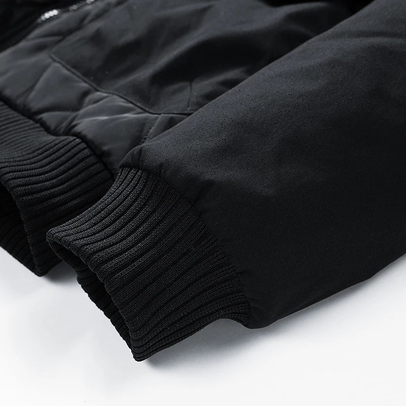 Winter Jacket Men Autumn Coats Fashion Casual Warm Cargo Bomber Jackets Baseball Puffer Jacket High Street Outwear Clothing Top