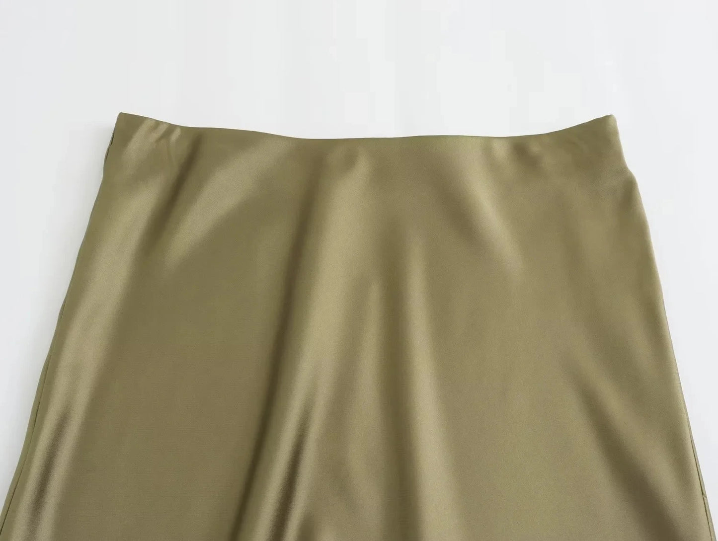 HH Skirts For Women 2024 Summer Solid Satin Sheath Long Skirt Female Show Curve Beach Outfits For Woman Mermaid Skirts