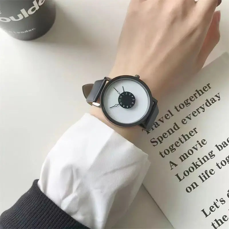 Affordable Fashionable And Personalized Wristwatches With Creative Arabic Numeral Dials For Students, Men And Women