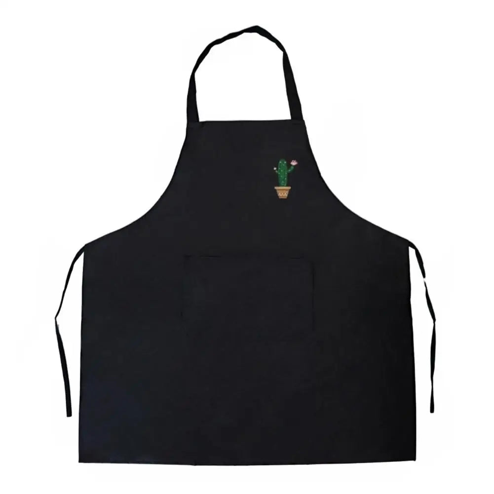 Kitchen Cooking Apron Unisex Household Solid Color Chef Waiter Barbecue Hairdresser Adult Pocket Apron Kitchen Supplies Tool