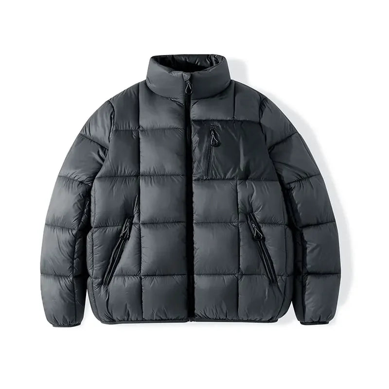 Winter Warm Men Jacket Coats Outdoor Leisure Parka Cotton-Padded Men's Pure Cotton Slim Warm Coat High Quality Street Parka Men