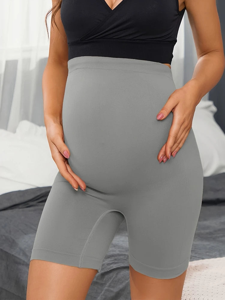 Maternity Striped Tights Plus Size High Elasticity Underwear Clothes for Fat Pregnant Women Pregnancy Breathable Safety Shorts