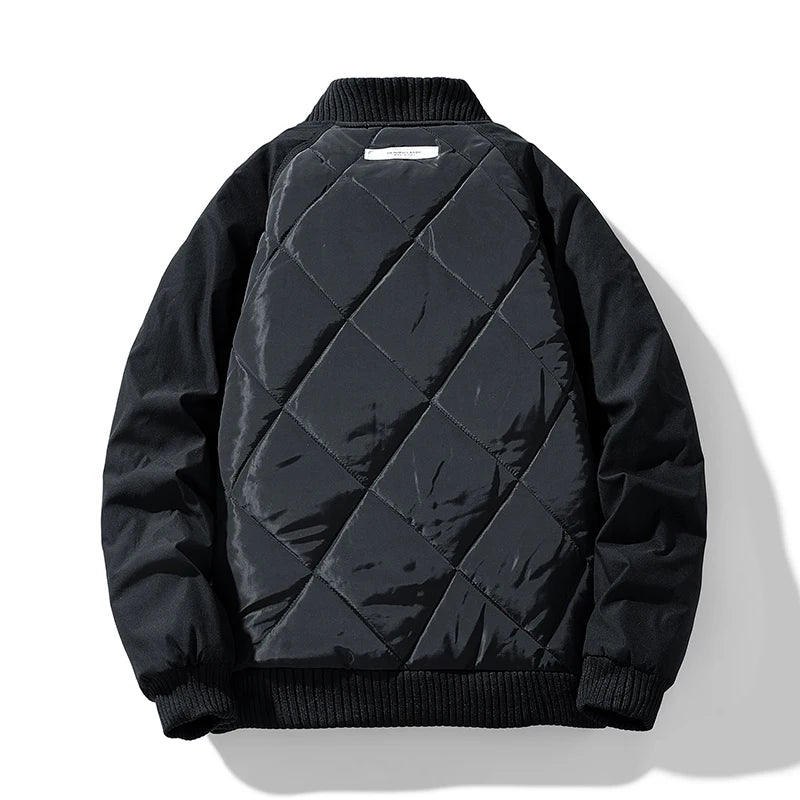 Winter Jacket Men Autumn Coats Fashion Casual Warm Cargo Bomber Jackets Baseball Puffer Jacket High Street Outwear Clothing Top
