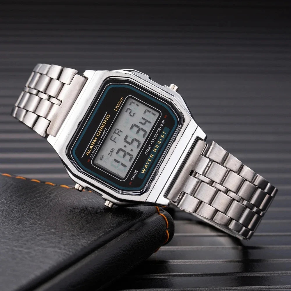 2025Digital Watches For Men Sports Waterproof Bracelet Clock Gold Electronice LED Wristwatch Women