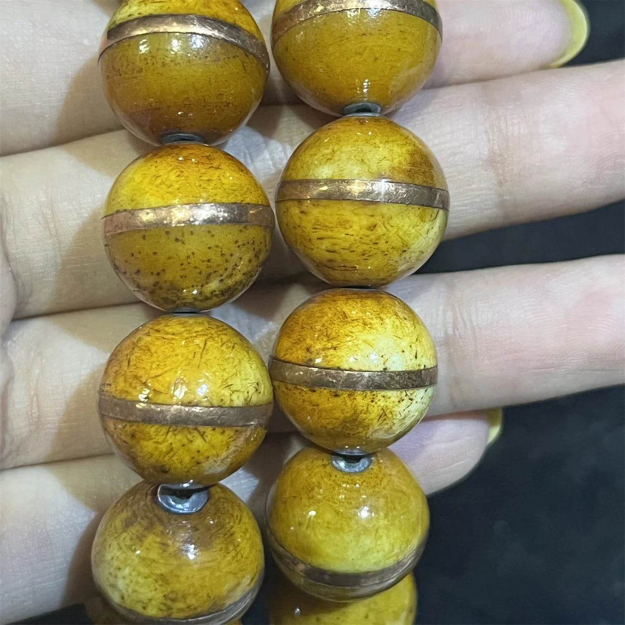 Jewellery bangles for women pulsera hombre charm Tibetan yak bone bead bracelet personalized ethnic style unisex gift Rosary