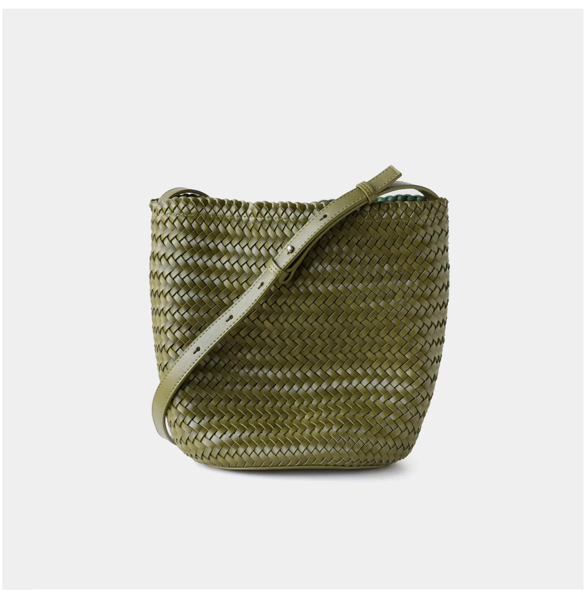Motingsome Handwoven Bag Women's Bucket Luxury Designer Bags Niche Casual Bucket Bag Handmade French Retro Shulder Purse 2025
