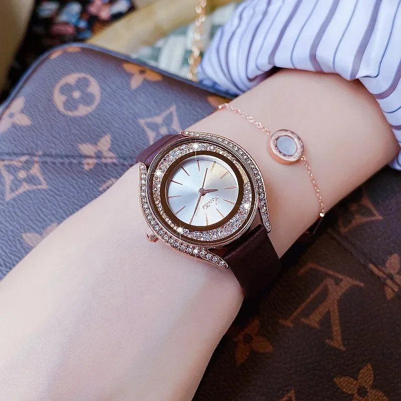 Women Watches Luxury Female Clock Quartz Wristwatch Diamond Fashion Ladies Wrist Watch Reloj Mujer Relogio Feminino Designer