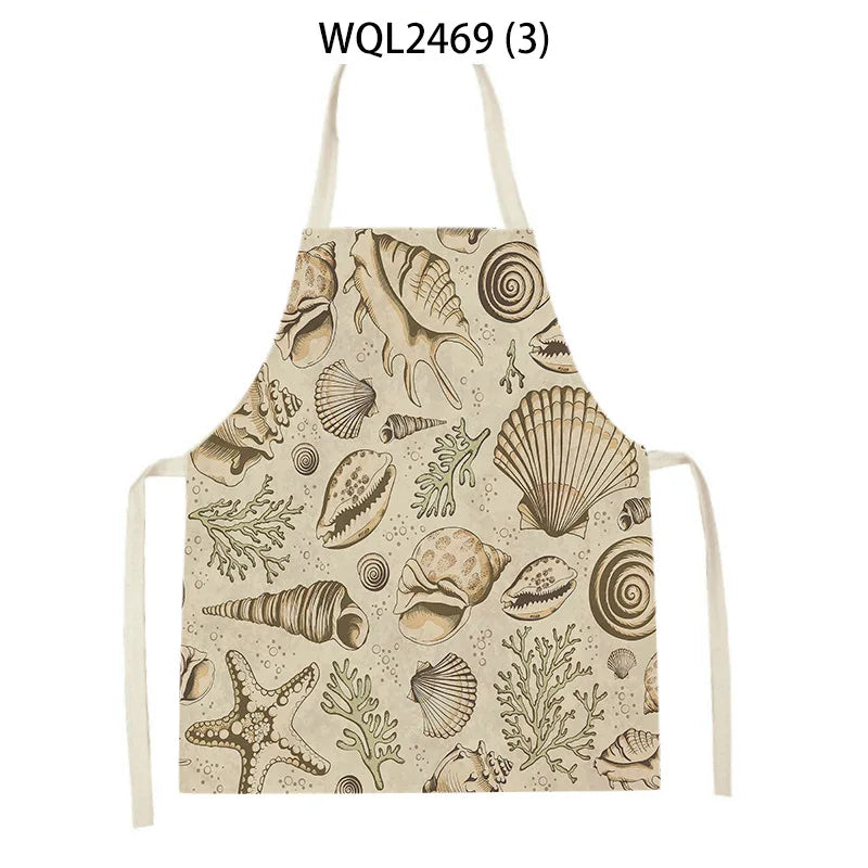 Kitchen Aprons for Women Linen Bibs Household Cleaning Apron Home Waterproof Chefs Cooking Baking Apron for Child