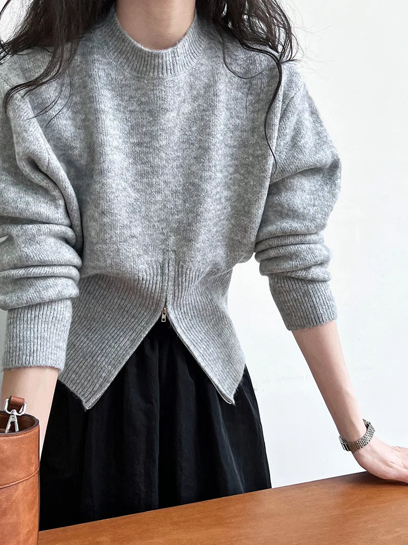 Sweater Women Winter Pullover Girls Sweater Oversize Knitting Tops Vintage Long Sleeve Fall Female Knitted Outerwear Warm Pull