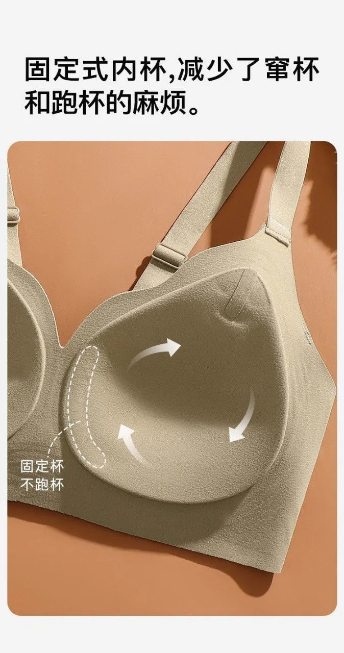 Wireless Lightly Lined Bra for Women Small Bust Support Anti Sagging Flexible Comfort Everyday Wear Enhancement S-XL BANERDANNI