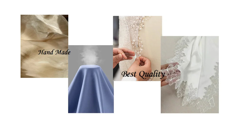 Beach Wedding Dresses For Bride Removable Long Sleeves Mermaid Wedding Gowns for Bride High Slit Custom Princess Bridal Gown
