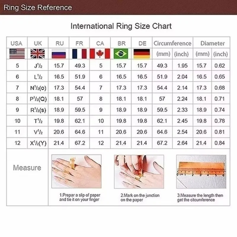 Gorgeous Inlaid with Red White Stone Gold Color Round Rings Fashion Party Rings for Women Jewelry