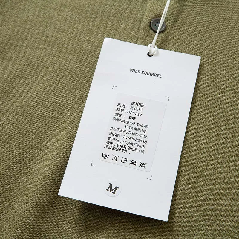 Sweater for Men Pullovers Old Money Man Knitwear Short Sleeve Knit Jumpers Solid Cotton High End Casual Vintage Sweaters 2025