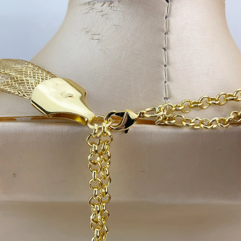 Brazilian Jewelry Sets High Quality Big Jewelry Bridal Jewelry for Women Wedding Christmas Gift FHK20758