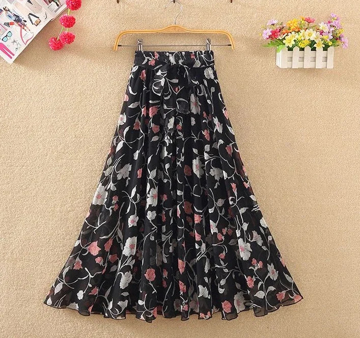 Skirts for Women Summer 2025 A Line High Waist Woman Skirt Casual Trend Modest Vintage Cheap Quality Korean Fashion Style Y2k V