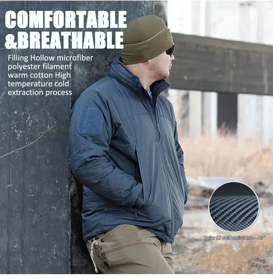 Winter Jacket Tactical Down Jackets for Men Winter Warm Waterproof Windbreakers Hunting Hiking Parkas Coat