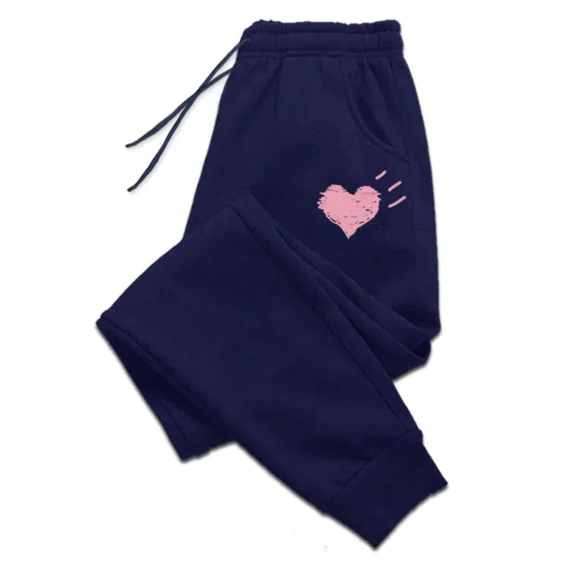 Woman Trousers  Women's Pants Hot Sales Casual Cute Kitten Outdoors Sweatpants Elastic Band Jogging Drawstring Sports Clothing